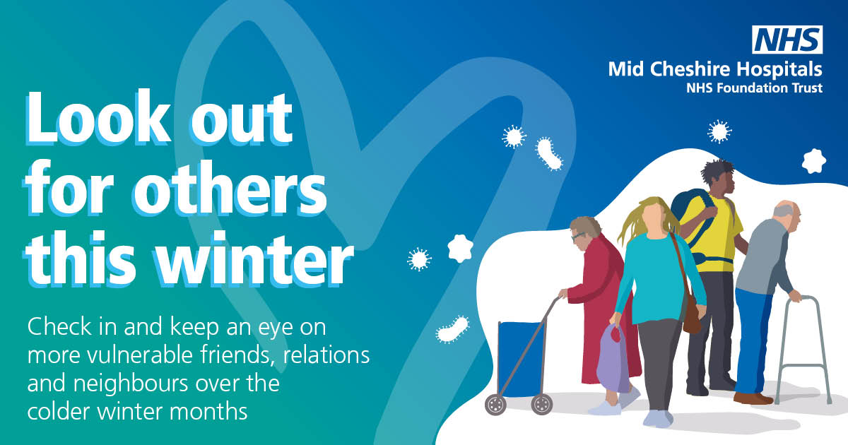 Look out for others this winter - check in on vulnerable friends and relatives during the colder months.